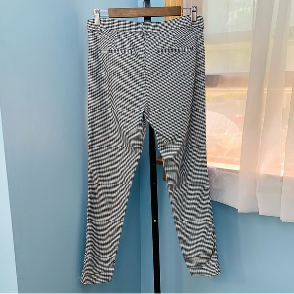 GAP Signature Skinny Blue and Black Plaid Pants - Picture 6 of 7
